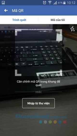 چگونه با اسکن کد QR وارد رایانه فیس بوک شویم