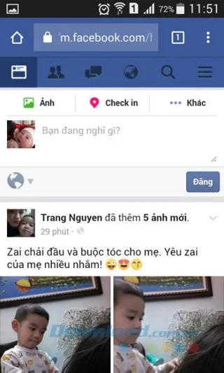 نحوه ورود به فیس بوک در گوشی