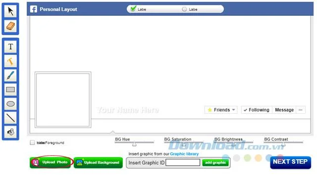 How to create cover photos and Facebook avatars is identical
