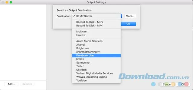 نحوه پخش ویدئوهای فیس بوک در رایانه با Wirecast