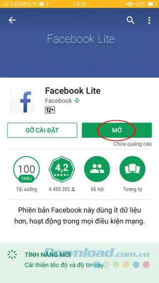 Facebook Lite را برای تلفنهای قدیمی نصب کنید