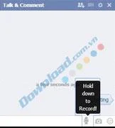 How to comment by sound on Facebook