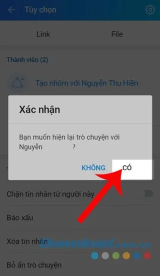 نحوه مخفی کردن مکالمات Zalo در رایانه و تلفن