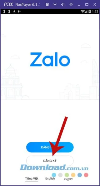 Zalo app emulator steps