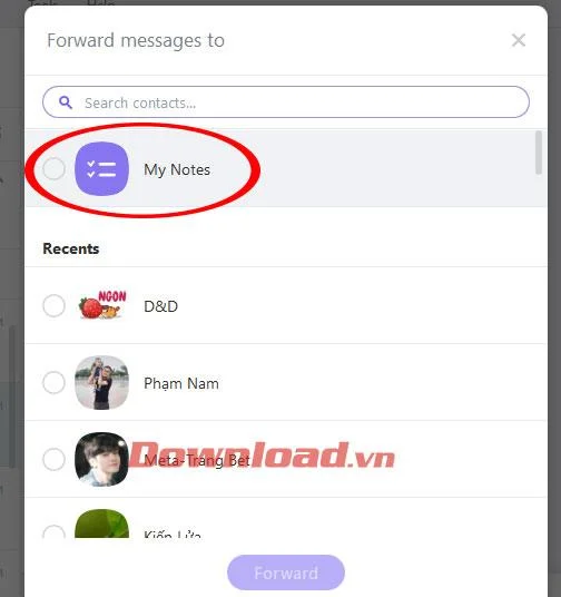 نحوه استفاده از ویژگی یادداشت ها در Viber