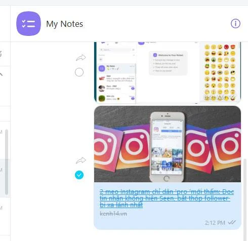 نحوه استفاده از ویژگی یادداشت ها در Viber