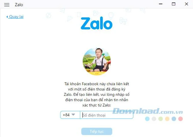 چگونه با فیس بوک بدون رمز ورود به Zalo وارد شوید