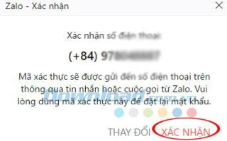 چگونه با فیس بوک بدون رمز ورود به Zalo وارد شوید