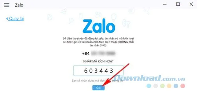 چگونه با فیس بوک بدون رمز ورود به Zalo وارد شوید