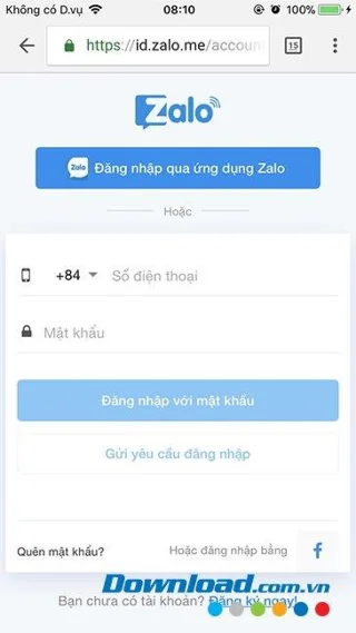 نحوه ورود ، تبدیل چندین حساب Zalo
