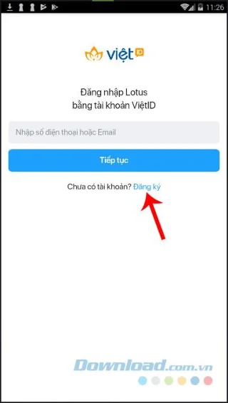 نحوه نصب لوتوس و ثبت یک حساب لوتوس