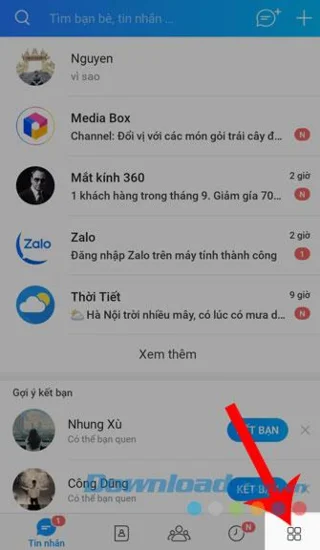 نحوه افزایش اندازه قلم در Zalo در تلفن ها