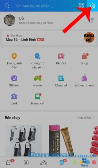 نحوه افزایش اندازه قلم در Zalo در تلفن ها