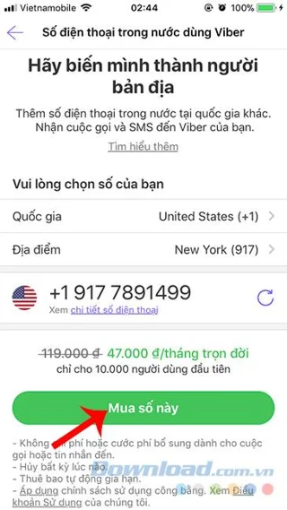 نحوه ایجاد شماره تلفن محلی در Viber (شماره محلی Viber)