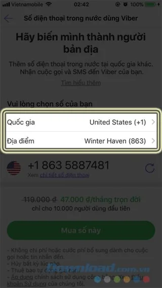 نحوه ایجاد شماره تلفن محلی در Viber (شماره محلی Viber)