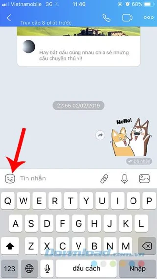 نحوه استفاده از برچسب رایگان به اتهام Zalo