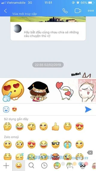 نحوه استفاده از برچسب رایگان به اتهام Zalo