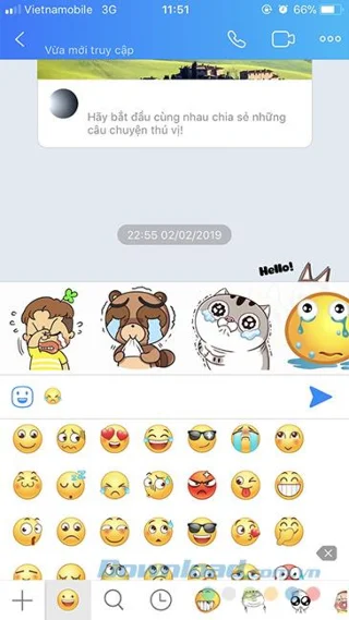 نحوه استفاده از برچسب رایگان به اتهام Zalo