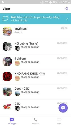 Instructions for activating the dark wallpaper for Viber