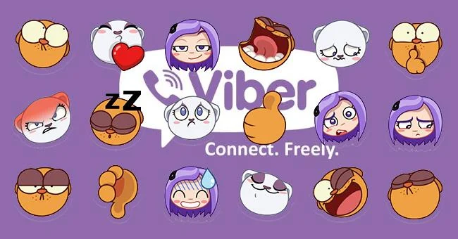 نحوه استفاده از مجموعه های برچسب رایگان در Viber