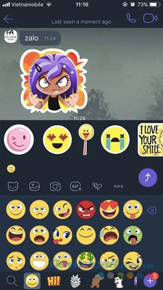 نحوه استفاده از مجموعه های برچسب رایگان در Viber