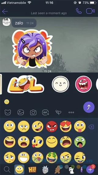 نحوه استفاده از مجموعه های برچسب رایگان در Viber