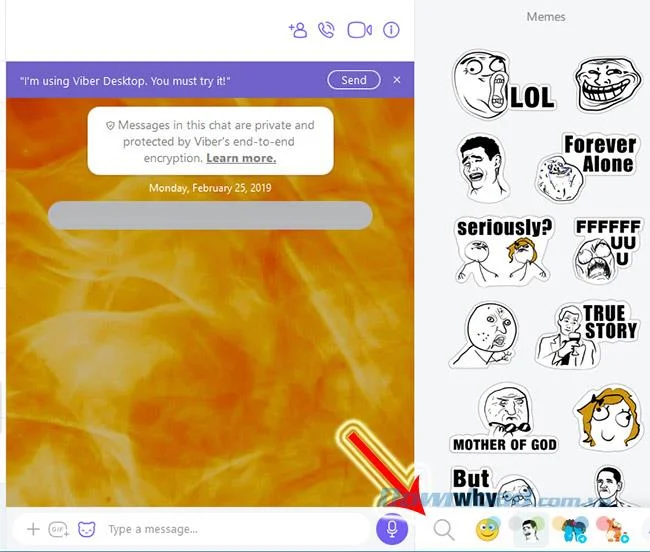 نحوه استفاده از مجموعه های برچسب رایگان در Viber