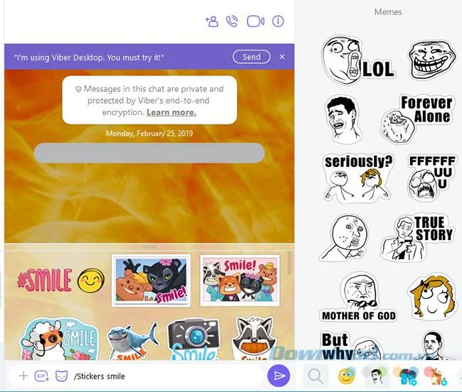 نحوه استفاده از مجموعه های برچسب رایگان در Viber