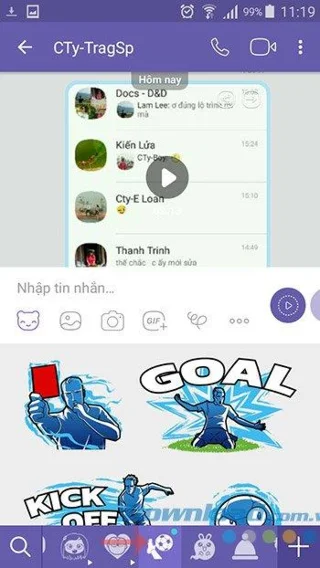 نحوه استفاده از مجموعه های برچسب رایگان در Viber