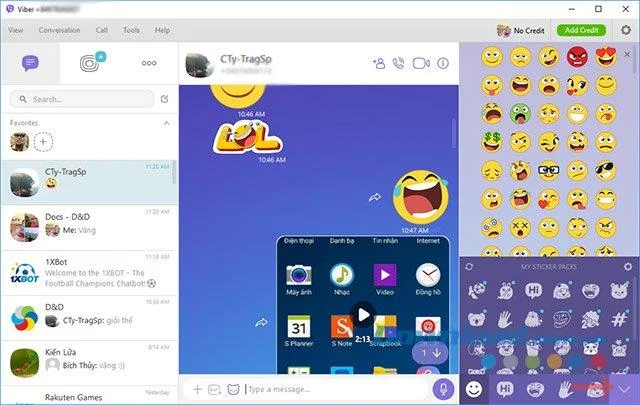 نحوه استفاده از مجموعه های برچسب رایگان در Viber