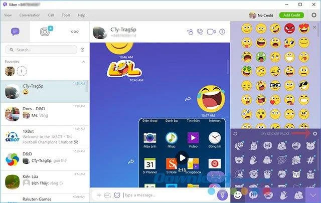 نحوه استفاده از مجموعه های برچسب رایگان در Viber