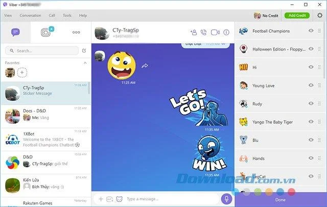 نحوه استفاده از مجموعه های برچسب رایگان در Viber