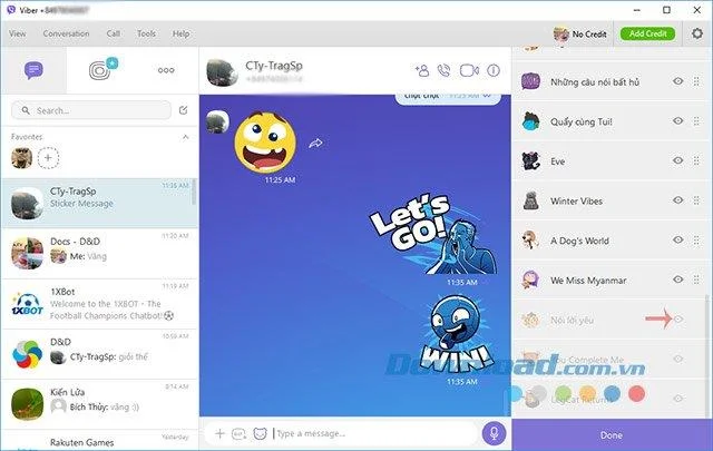 نحوه استفاده از مجموعه های برچسب رایگان در Viber