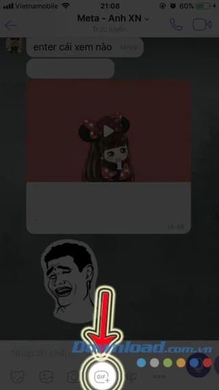 نحوه ایجاد تصاویر GIF با موسیقی در Viber (TuneMoji)