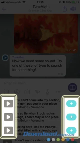 نحوه ایجاد تصاویر GIF با موسیقی در Viber (TuneMoji)