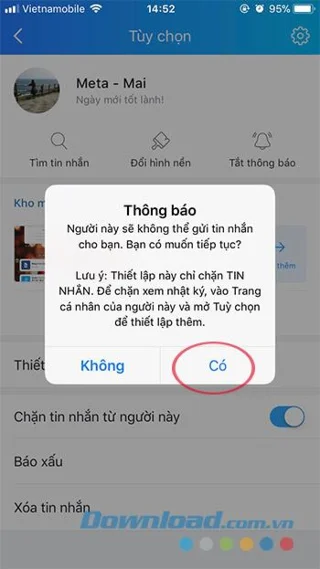 IPhone और iPad के लिए Zalo पर अजनबियों को कैसे ब्लॉक करें