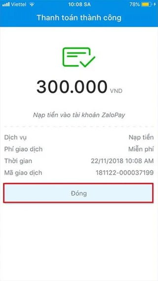 نحوه اضافه کردن پول به حساب ZaloPay خود