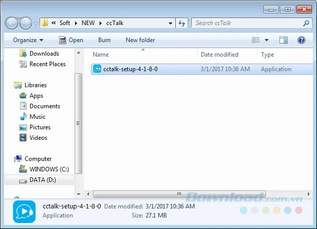 نحوه بارگیری و نصب ccTalk در رایانه