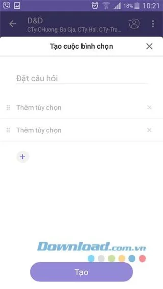 How to create votes on Viber computer, phone