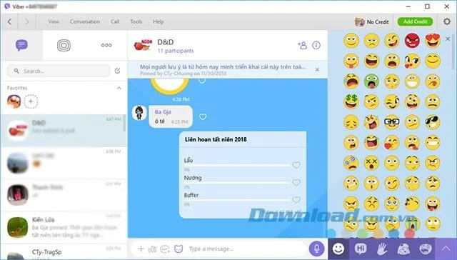 How to create votes on Viber computer, phone