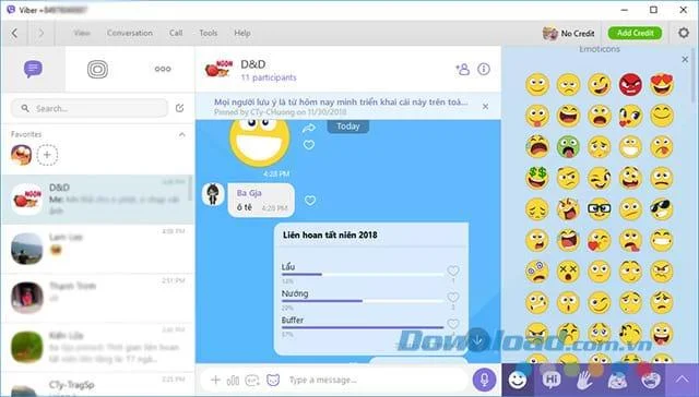 How to create votes on Viber computer, phone