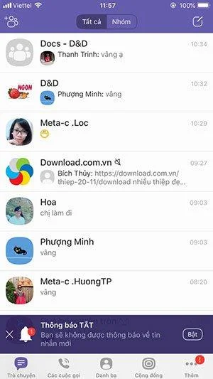 نحوه ایجاد یک گروه چت جامعه Viber از طریق تلفن همراه