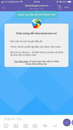 نحوه ایجاد یک گروه چت جامعه Viber از طریق تلفن همراه