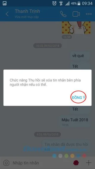 نحوه بازیابی ، حذف پیام های Zalo از طریق تلفن