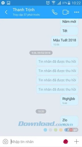نحوه بازیابی ، حذف پیام های Zalo از طریق تلفن
