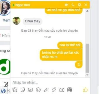 نحوه تغییر رنگ پنجره گپ Facebook Messenger
