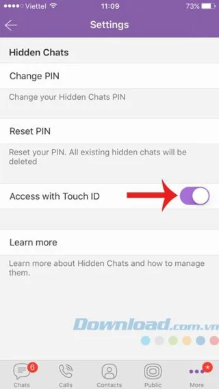 Encrypt messages, hidden chats, logout remotely on Viber 6.0