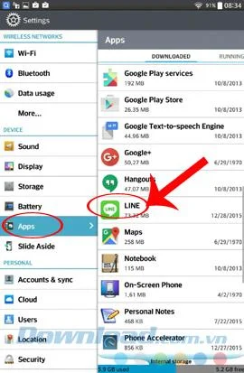 How to log out of LINE account on Android phone