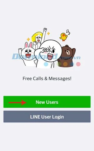 دستورالعمل ثبت نام LINE در تلفن همراه