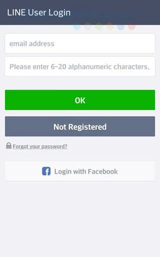 دستورالعمل ثبت نام LINE در تلفن همراه